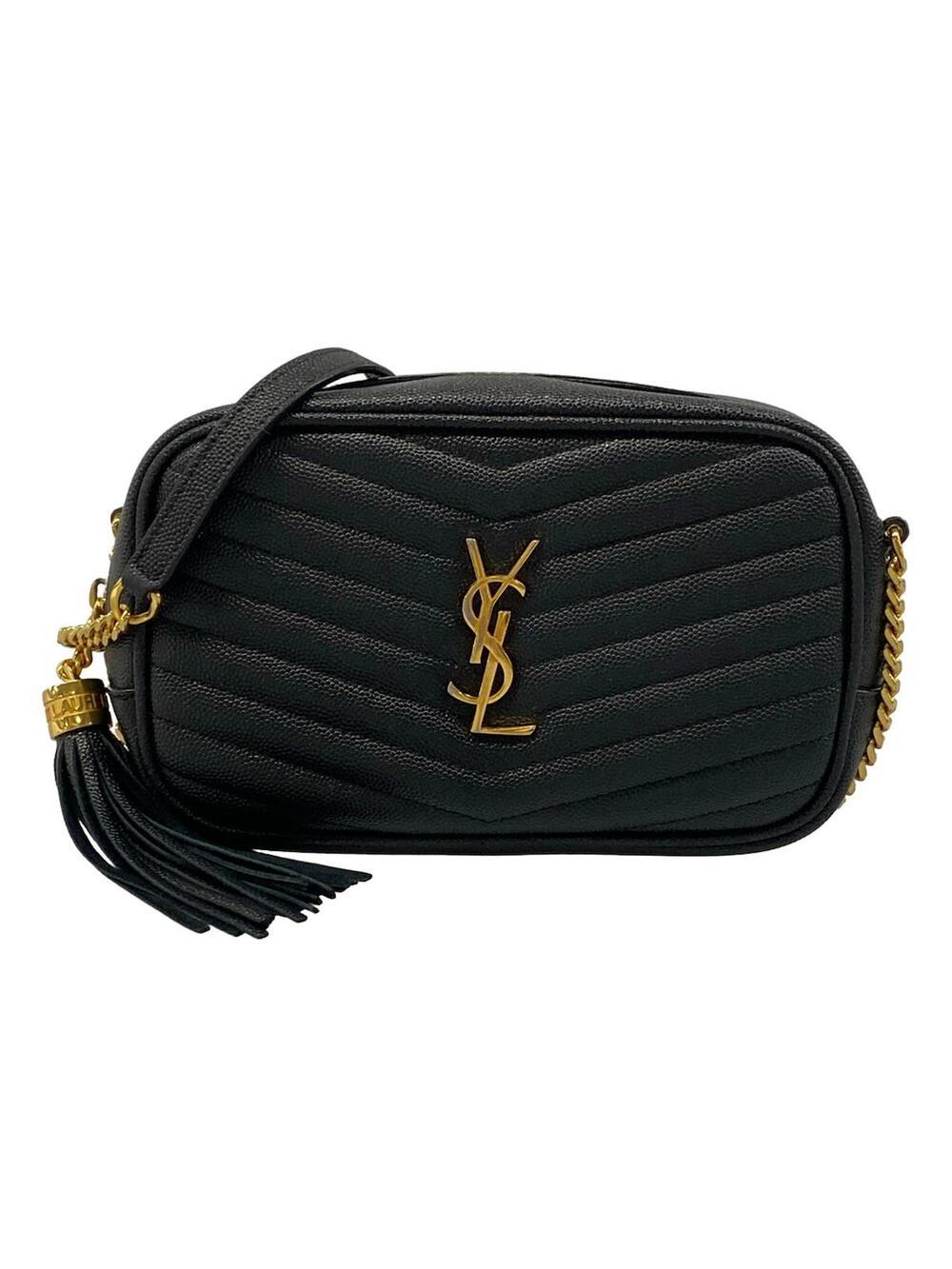 Saint Laurent Paris Lou Mini Bag Black #310163S14B
